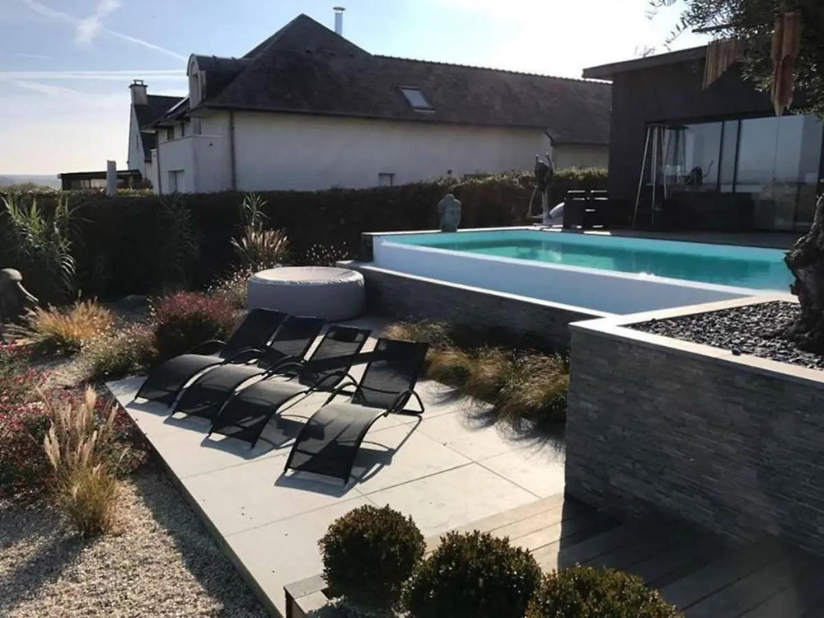 Villa De Luxe Avec Piscine, Vue Imprenable Séné França